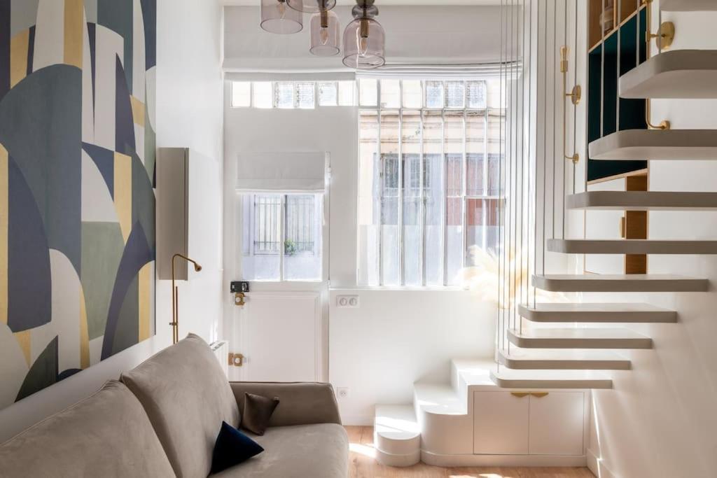 Bel Appartement D'Architecte Au Coeur De Париж Екстериор снимка